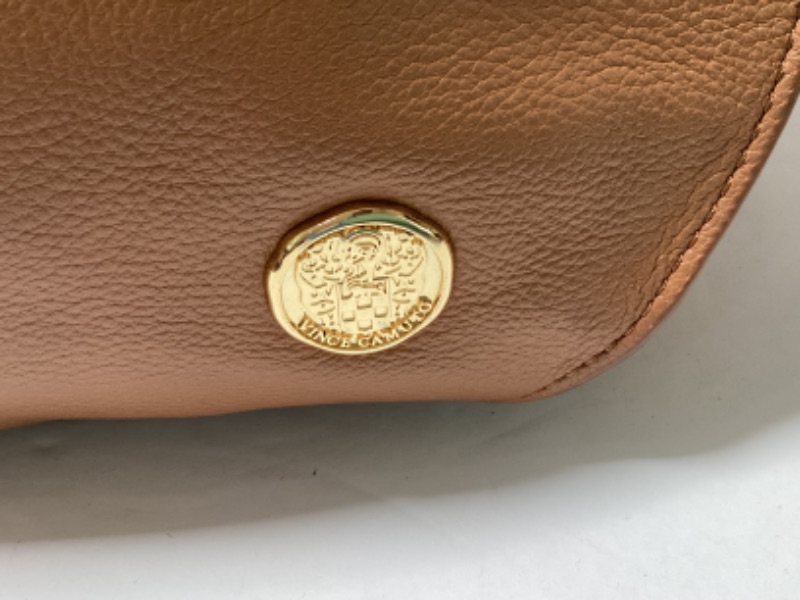 Photo 1 of VINCE CAMUTO GENUINE LEATHER SLOUCH / HOBO SHOULDER BAG