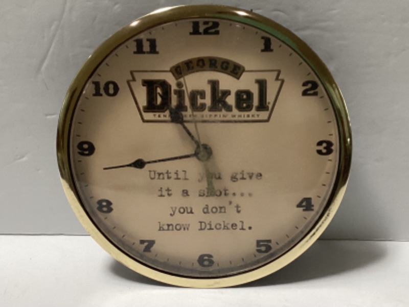 Photo 1 of COLLECTABLE GEORGE DICKEL CLOCK- 9”