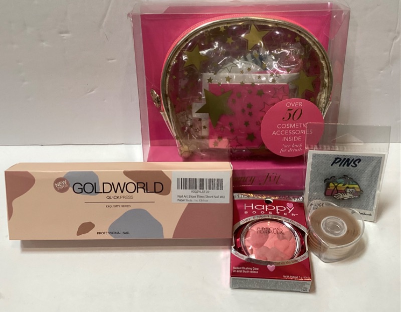 Photo 1 of GLAMEGENCY TRAVEL KIT, GLOW BLUSH, GOLDWORLD NAIL KIT, & MORE