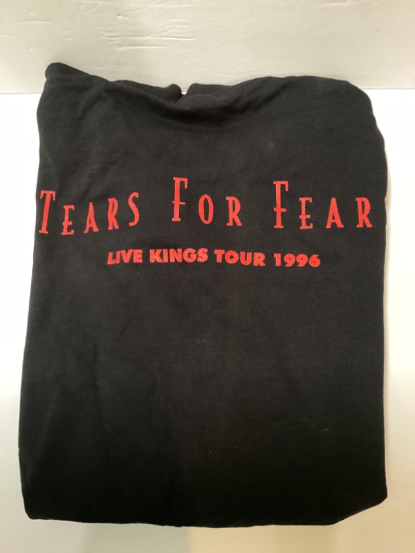 Photo 1 of TEARS FOR FEARS LIVE KINGS TOUR 1996 - UPSTAGING INC - LIMITED EDITION STAFF SHIRT