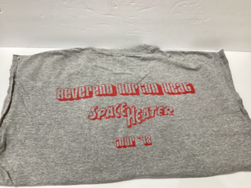 Photo 1 of REVEREND HORTON HEAT SPACE HEATER TOUR ‘98 UPSTAGING INC LTD. EDITION STAFF SHIRT