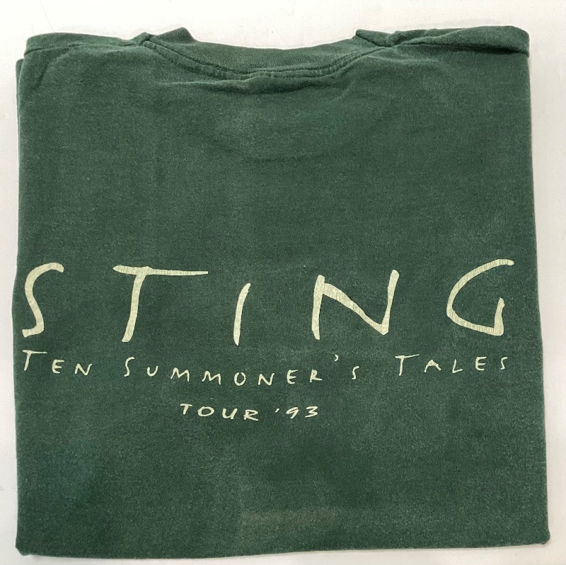 Photo 1 of STING TEN SUMMONER’S TALES TOUR ‘93 - LTD EDITION UPSTAGING INC STAFF SHIRT