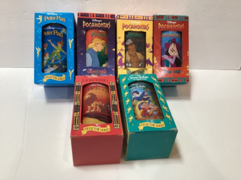 Photo 1 of POCAHONTAS, PETER-PAN & MORE BURGER KING COLLECTABLE CUPS