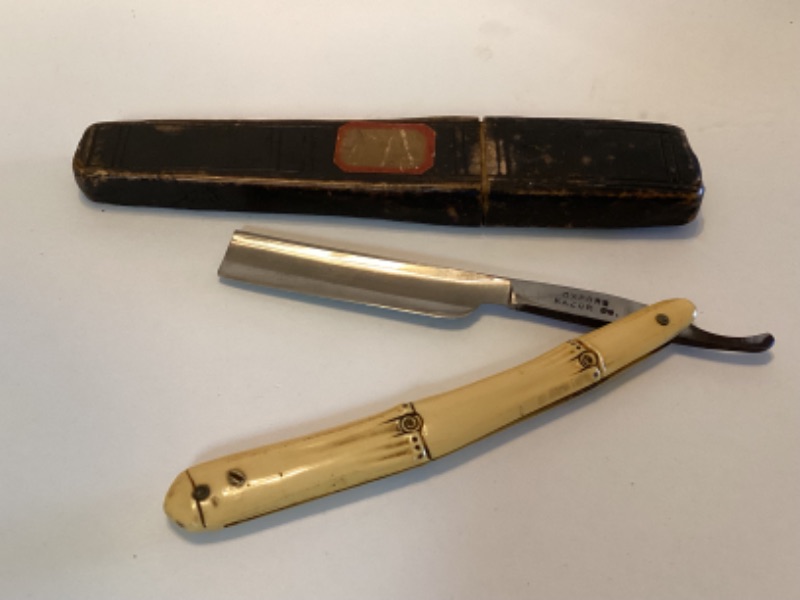 Photo 1 of VINTAGE OXFORD RAZOR CO STRAIGHT EDGE RAZOR