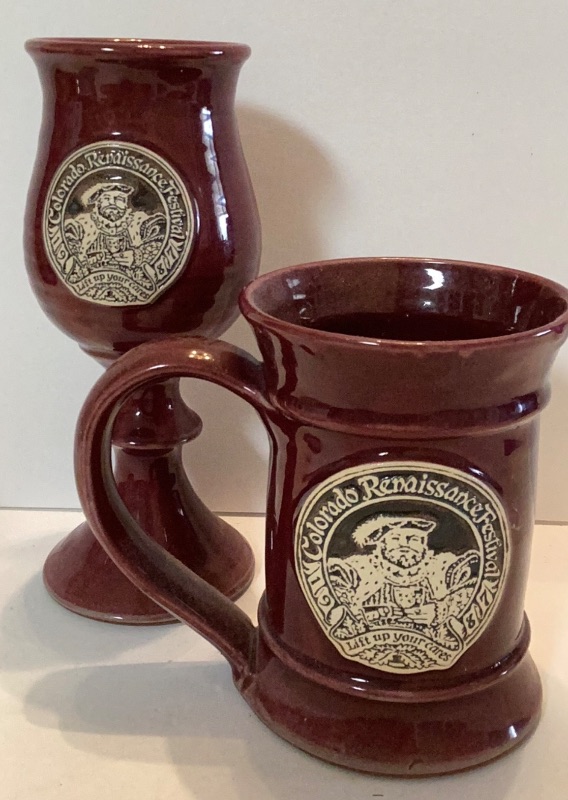 Photo 3 of COLORADO RENAISSANCE FESTIVAL MUGS & GOBLET & MORE