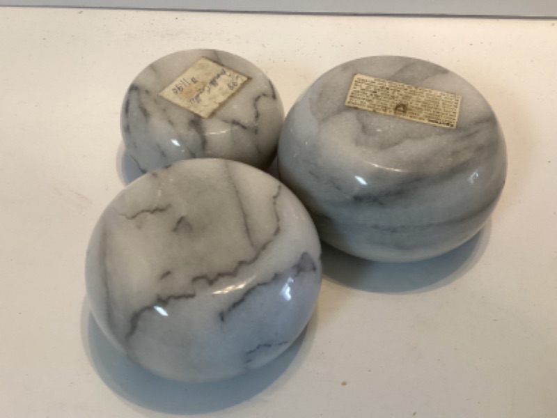 Photo 2 of MARBLE CANDLE HOLDERS