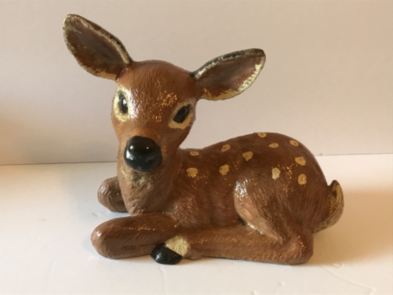 Photo 3 of HAND PAINTED BABY FAWN PAIR- PORCH DECOR