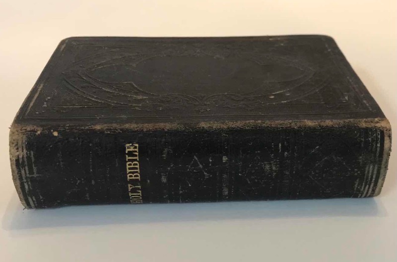 Photo 1 of ANTIQUE BIBLE NEW YORK AMERICAN BIBLE SOCIETY 1879