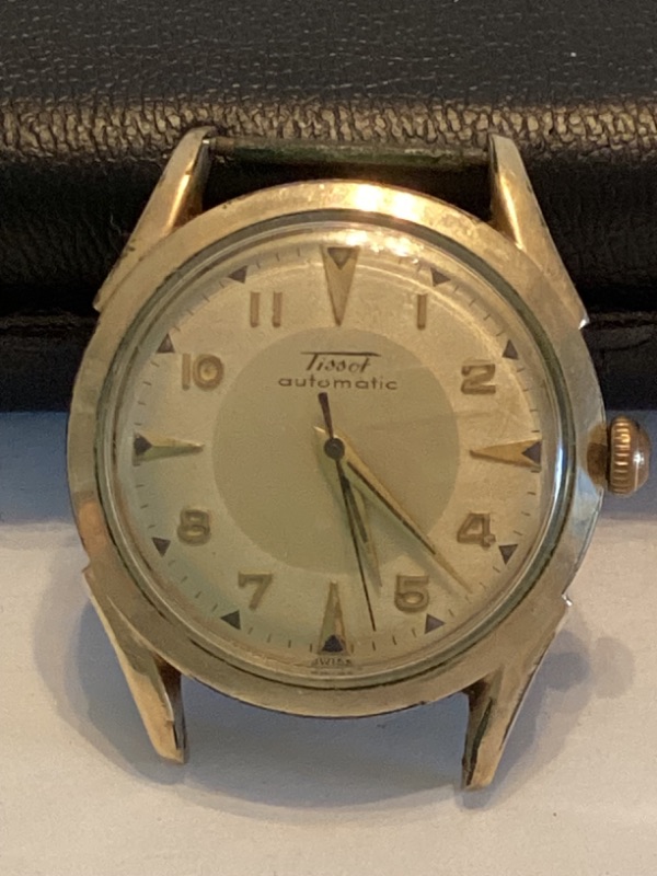 Photo 2 of 10K GOLD FILLED TISSOT AUTOMATIC MENS WATCH - NO BAND