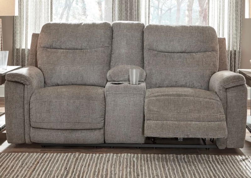 Photo 1 of MOUTTRIE DUAL POWER RECLINING LOVESEAT WITH CONSOLE