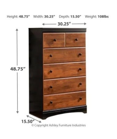 Photo 3 of AIMWELL CHEST OF DRAWERS 30”x16”x47” - MORE OF THIS COLLECTION IN AUCTION