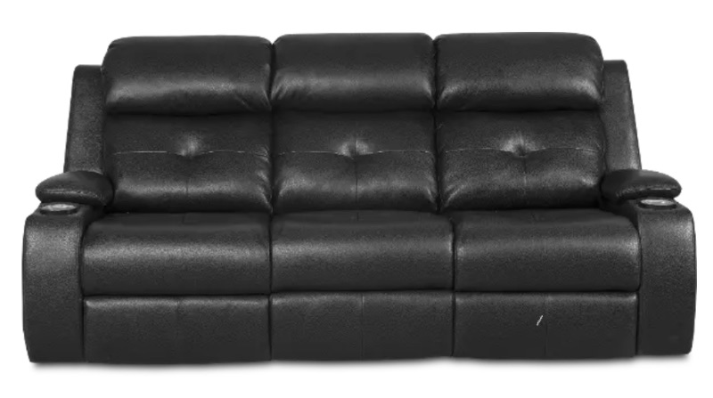 Photo 1 of DIEGO EBONY POWER RECLINING SOFA WITH POWER HEADREST