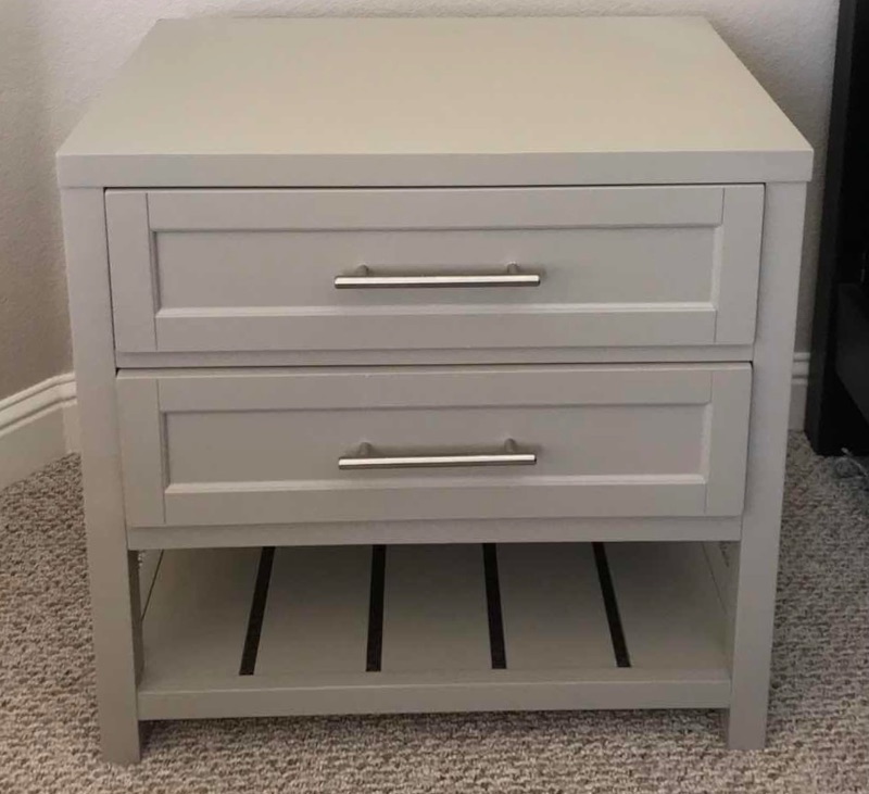 Photo 1 of AVALON 2 DRAWER NIGHTSTAND END TABLE W/LOWER SHELF 28”x18”x28” - MORE OF THIS COLLECTION IN AUCTION 