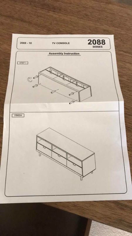 Photo 3 of MODREN TV CONSOLE  64”x18x 19”