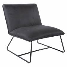 Photo 1 of OSP HOME FURNISHINGS BROCTON CHAIR -GUN METAL 

