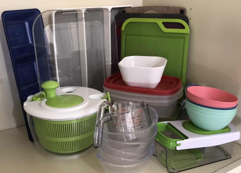 Photo 1 of KITCHEN STORAGE CONTAINERS, SALAD SPINNER, BOWLS AND MORE 