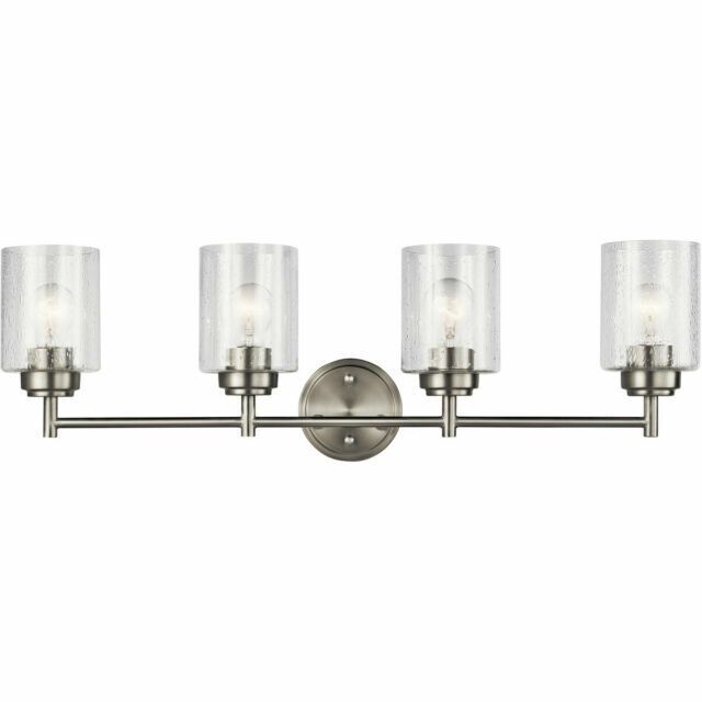 Photo 1 of KICHLER 45887NI WINSLOW 300W VANITY 4-LIGHT BATHROOM FIXTURE 

