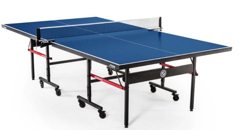 Photo 1 of STIGA ADVANTAGE COMPETITION-READY INDOOR TABLE TENNIS TABLE EXCELLENT PLAYABILITY, EASY STORAGE 10-MINUTE ASSEMBLY