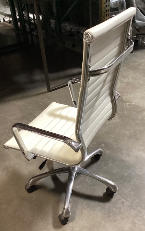 Photo 4 of OTTO ROLLING HIGH BACK CHAIR-24”x 21”x 18”-MORE OF THIS COLLECTION IN AUCTION