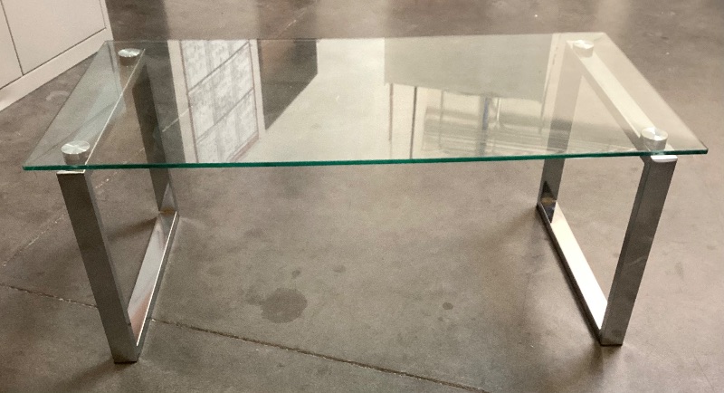 Photo 1 of MID CENTURY MODERN CALVIN GLASS COFFEE TABLE - MORE OF THIS COLLECTION IN AUCTION