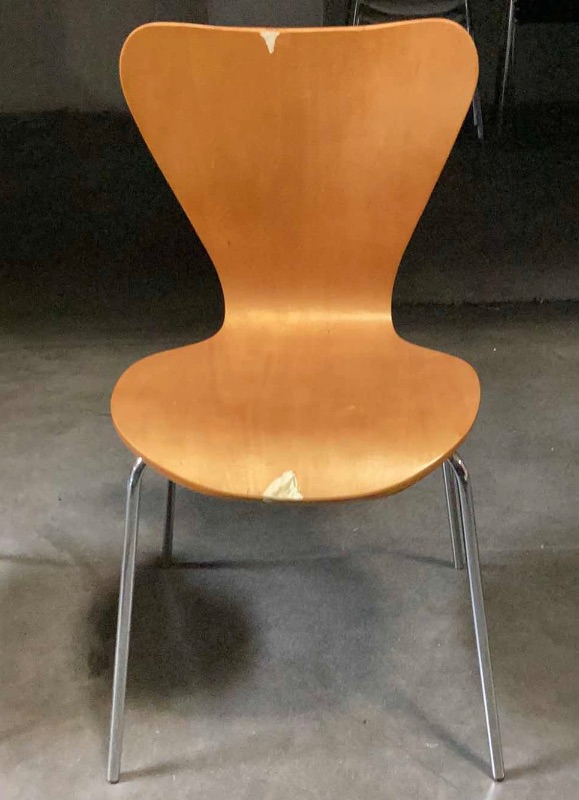 Photo 2 of JACOBSON MID CENTURY SIDE CHAIR - PLEASE SEE PHOTOS SOME DAMAGE 