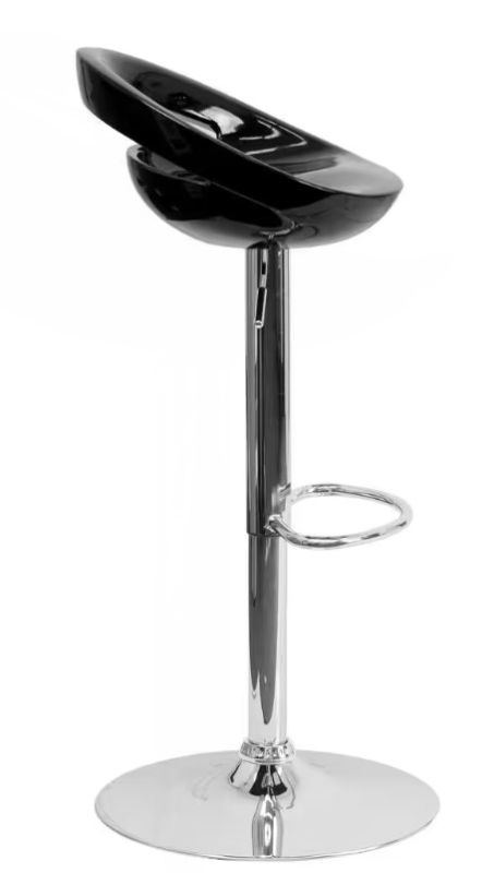 Photo 3 of TICKEL BAR STOOL ADJUSTABLE BLACK 18”x 16”x 23”-31” - MORE OF THIS COLLECTION IN AUCTION