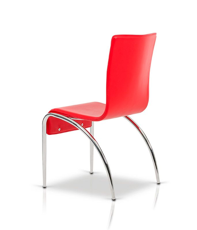 Photo 2 of ERO GRACE RED EMMA SIDE  CHAIR 18”x20”x18” -  MORE OF THIS COLLECTION IN AUCTION