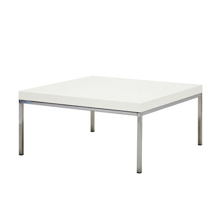 Photo 1 of KLUBBO COCKTAIL TABLE WHITE 31”x 31”x 15”-MORE OF THIS COLLECTION IN AUCTION