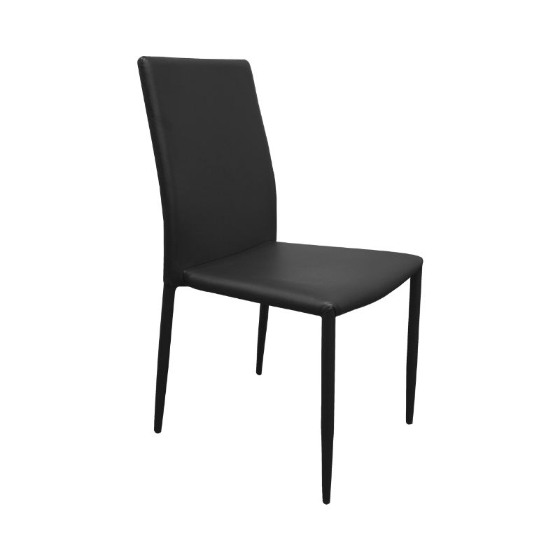 Photo 1 of REID BLACK DINING CHAIR 17”x 21”x 18”-MORE OF THIS COLLECTION IN AUCTION