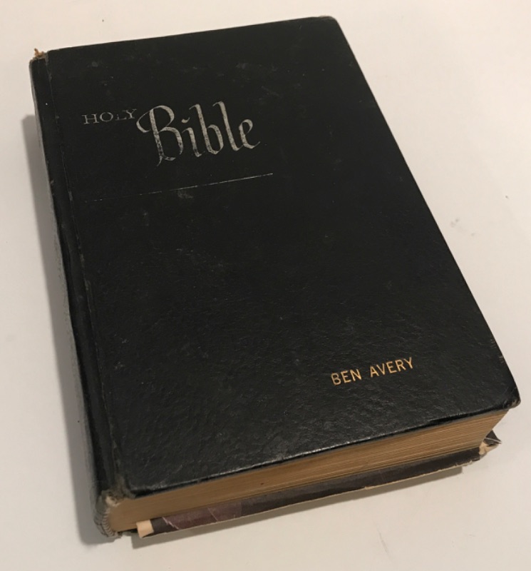 Photo 2 of ANTIQUE HOLY BIBLE FROM THE AMERICAN BIBLE SOCIETY