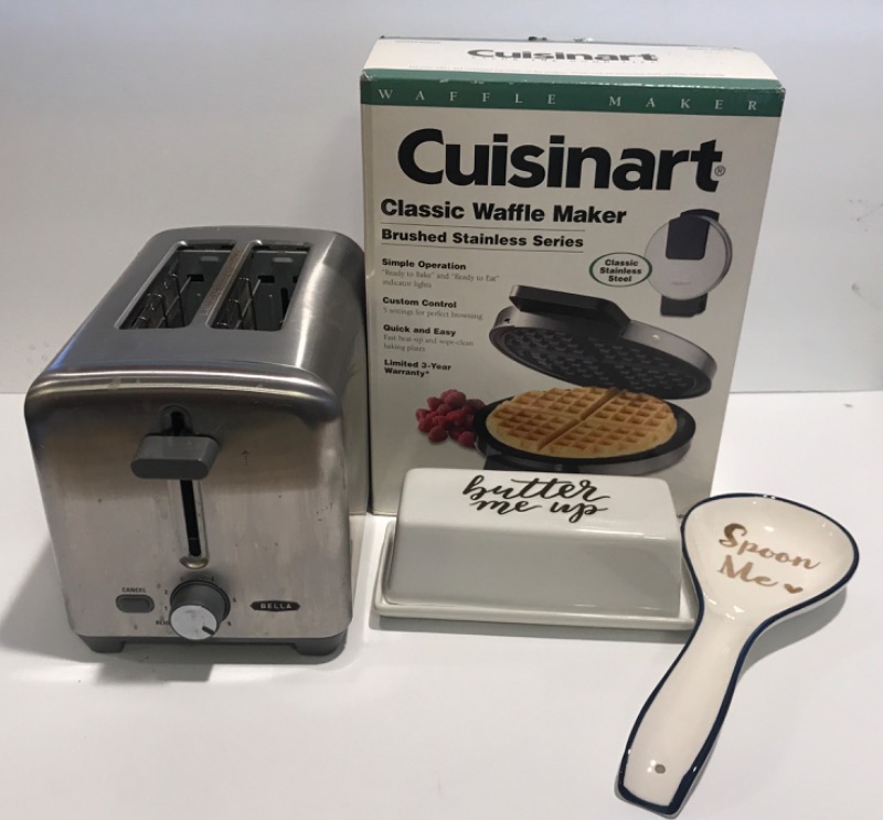 Photo 1 of BREAKFAST COLLECTION- CUISINART WAFFLE MAKER, TOASTER AND MORE