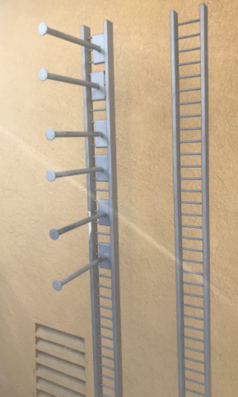 Photo 1 of ADJUSTABLE METAL DISPLAY RACK- H 72”