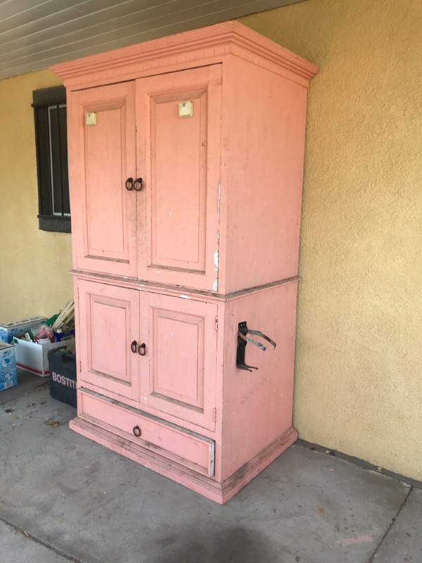 Photo 3 of VINTAGE STORAGE CABINET-CONTENTS NOT INCLUDED- 42”x 28”x 81”