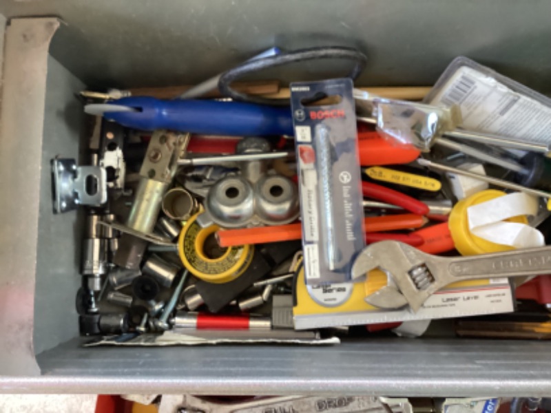 Photo 2 of CRAFTMANS TOOL BOX W/ TOOLS