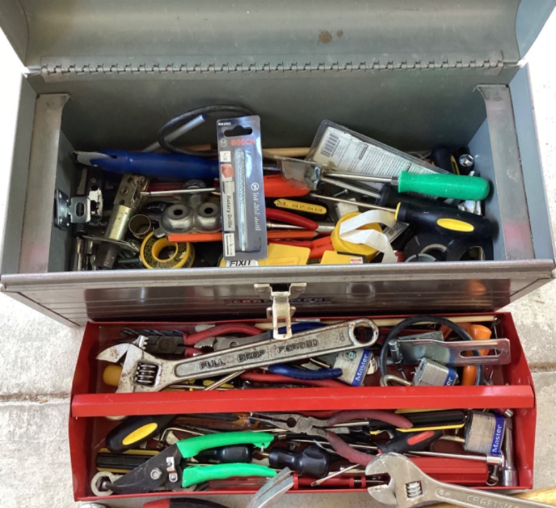 Photo 1 of CRAFTMANS TOOL BOX W/ TOOLS