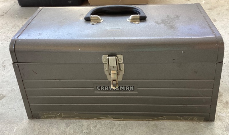 Photo 4 of CRAFTMANS TOOL BOX W/ TOOLS