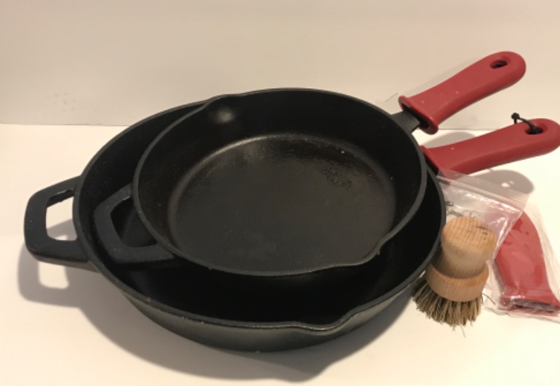 Photo 1 of CAST IRON TRAMONTINA FRYING PANS