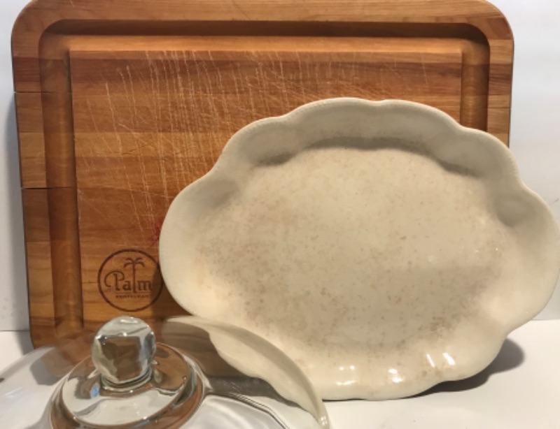 Photo 1 of ANTIQUE HOMER LAUGHLIN SERVING PLATTER AND MORE