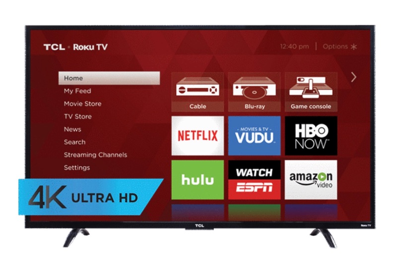 Photo 1 of TCL 50” TV W/ ROKU MODEL # 50UP120