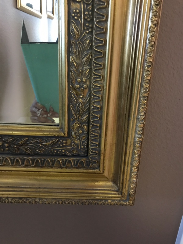 Photo 3 of 19TH CENTURY GILTWOOD FRAMED BEVELED MIRROR