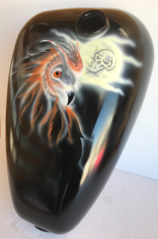 Photo 4 of CUSTOM AIRBRUSHED MOTORCYCLE GAS TANK