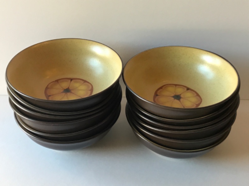 Photo 2 of NORITAKE FOLKSTONE SAFARI BOWLS AND 2 SERVINGS BOWLS MORE OF THIS COLLECTION IN AUCTION 