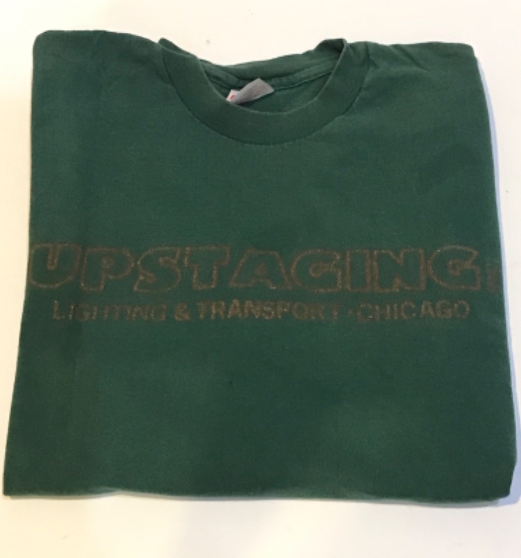 Photo 3 of ERIC CLAPTON & HIS BAND 1992CONCERT TOUR CREW T-SHIRT FROM UPSTAGING LIGHTING AND TRANSPORT CHICAGO