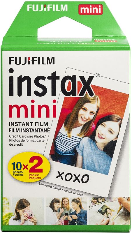 Photo 1 of Fujifilm Instax Mini Instant Film Twin Pack (White) FACTROY SEALED 
