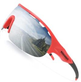 Photo 1 of ROCKNIGHT HD Polarized Sports Sunglasses Cycling Driving Baseball Outdoor Ultralight TR90 Frame Big Lens
