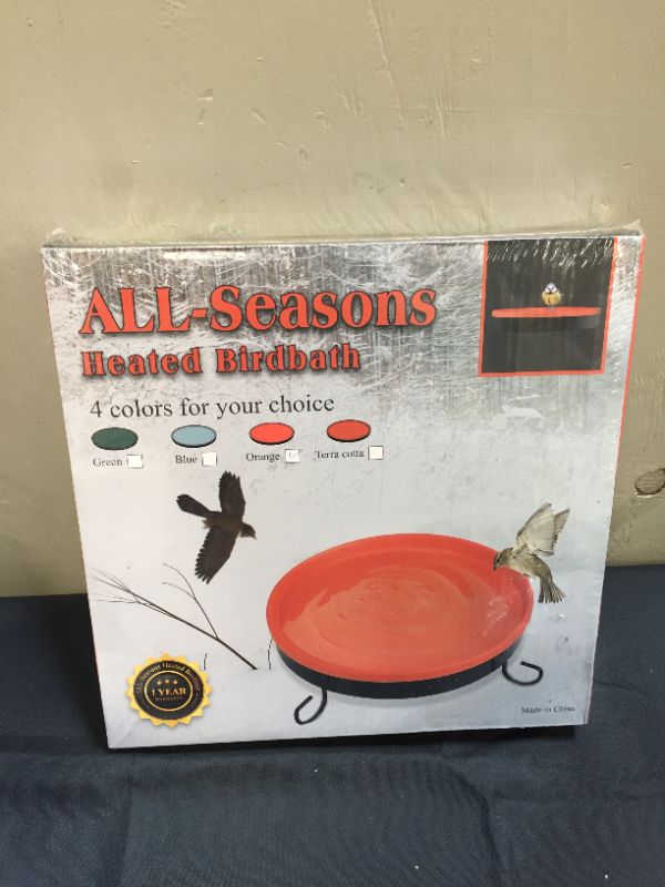 Photo 2 of BANIROMAY Premium 3 in 1 Outdoor Heated Bird Bath, 75 W Heated Birdbath for All Seasons, 3 Ways to Mount FACTORY SEALED