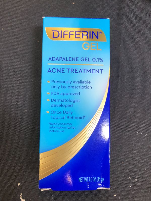Photo 2 of Acne Treatment Differin Gel, 180 Day Supply, Retinoid Treatment for Face with 0.1% Adapalene, Gentle Skin Care for Acne Prone Sensitive Skin, 45g Tube 1.6 Ounce