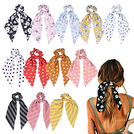 Photo 1 of 12 Pcs Hair Scarf Hair Scrunchies Chiffon Floral Scrunchie Hair Bands Ponytail Holder Scrunchy Ties 2 in 1 Vintage Accessories for Women Girls
Visit the Aileam Store