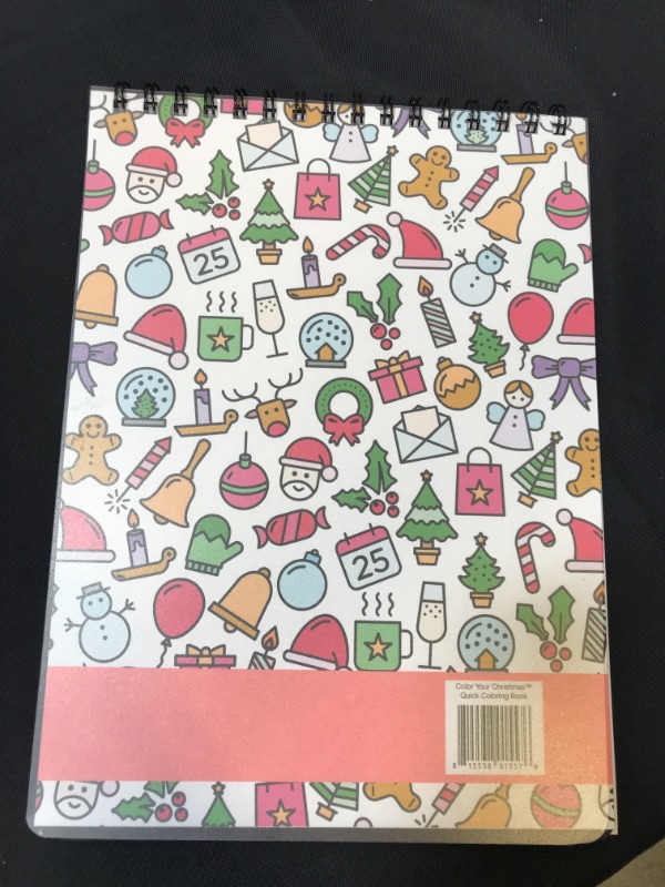 Photo 2 of 
Action Agendas Adult Christmas Coloring Book, Topbound with 26 Images