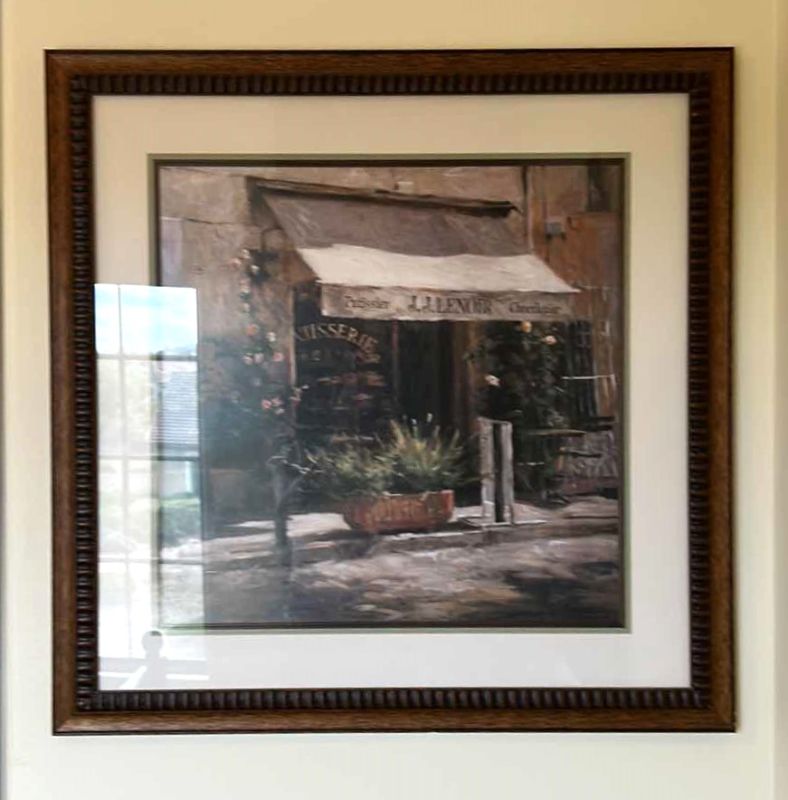 Photo 1 of WALL DECOR - PASTRY AND CHOCOLATE SHOP FRAMED ARTWORK 32” x 32”